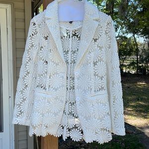 White blazer petite